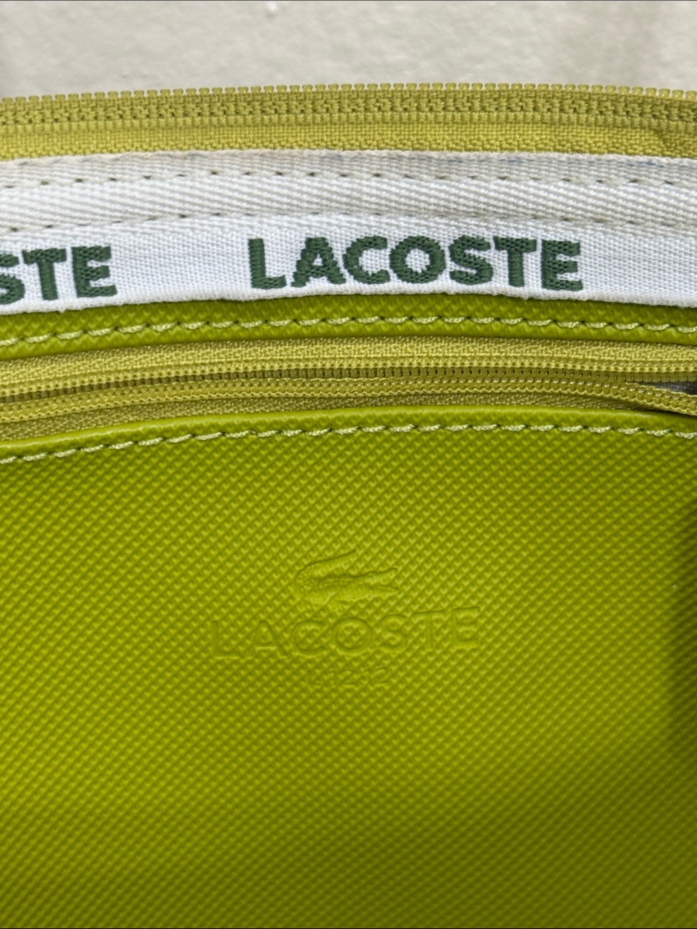 Lacoste Lime Green Tote Bag - Picture 2 of 10
